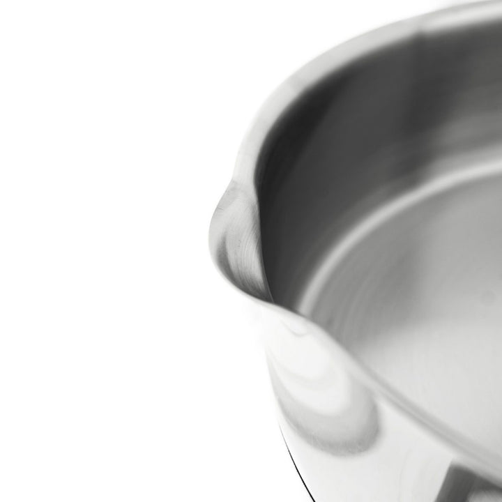 Rustfrit Stål Induktions Gryde m/Silikone Greb 22 cm 4,5 L.- Almina