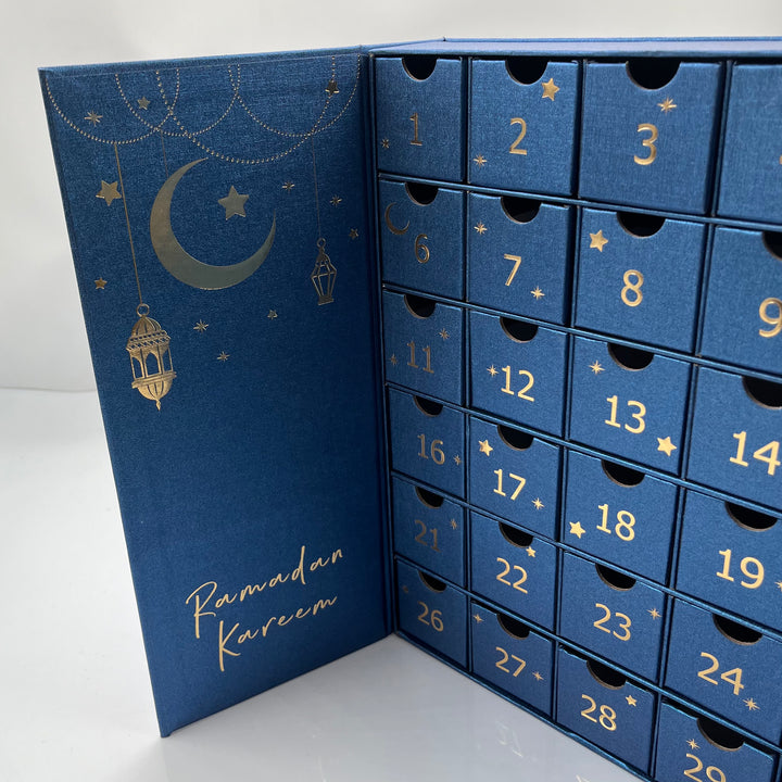 Ramadan Kareem Kalender Blå/Guld - Finest Choice