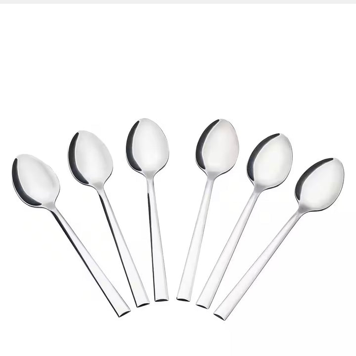 Almina Plain Teskesæt 6 stk. Rustfrit Stål