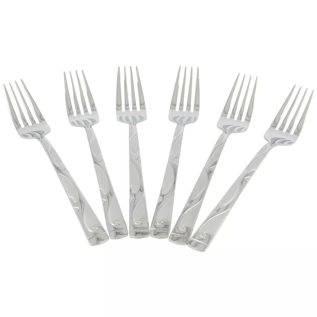 Almina Mønstret Gaffelsæt 6 stk.