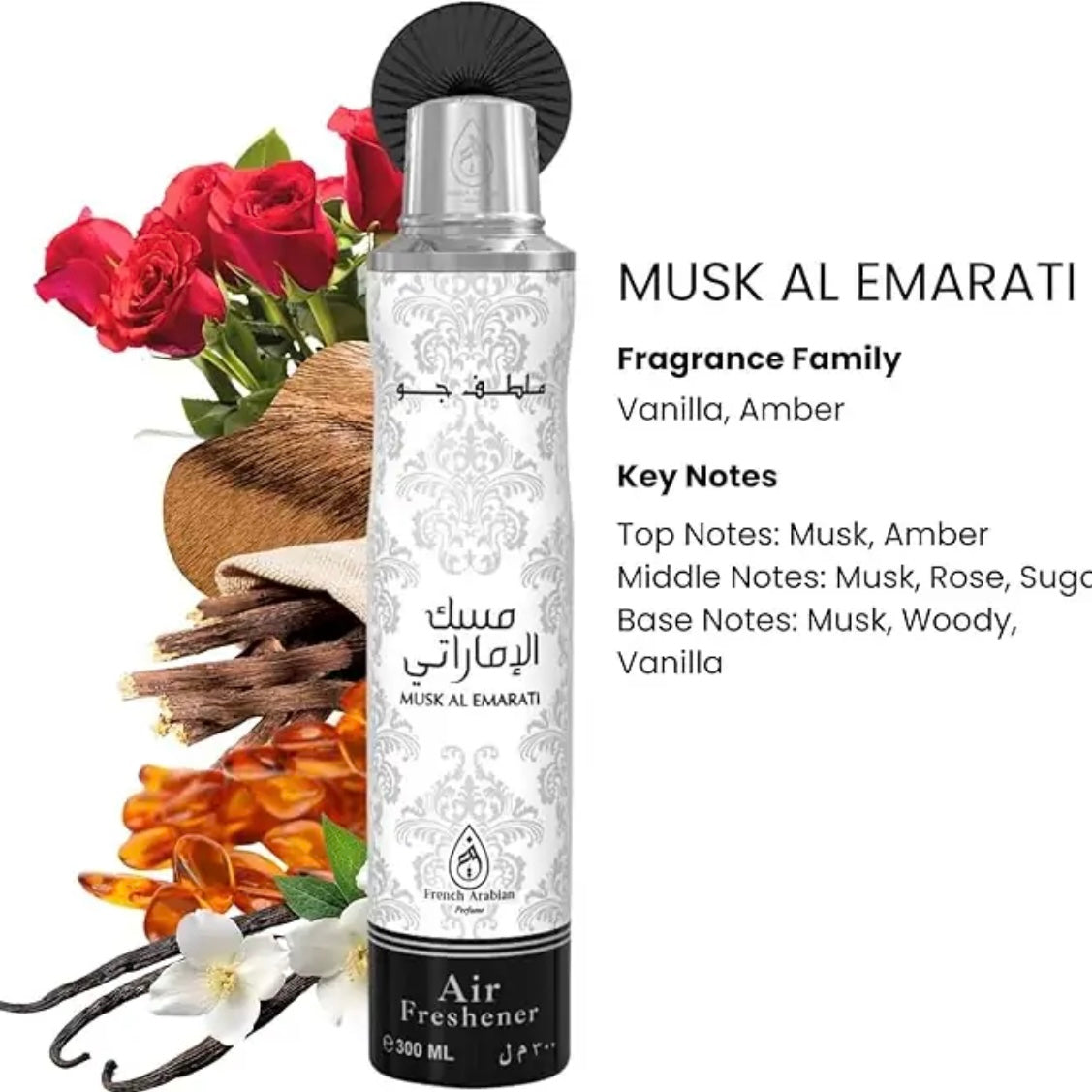 Luftfrisker Musk Al Emarati 300 ml. - French Arabian Perfumes