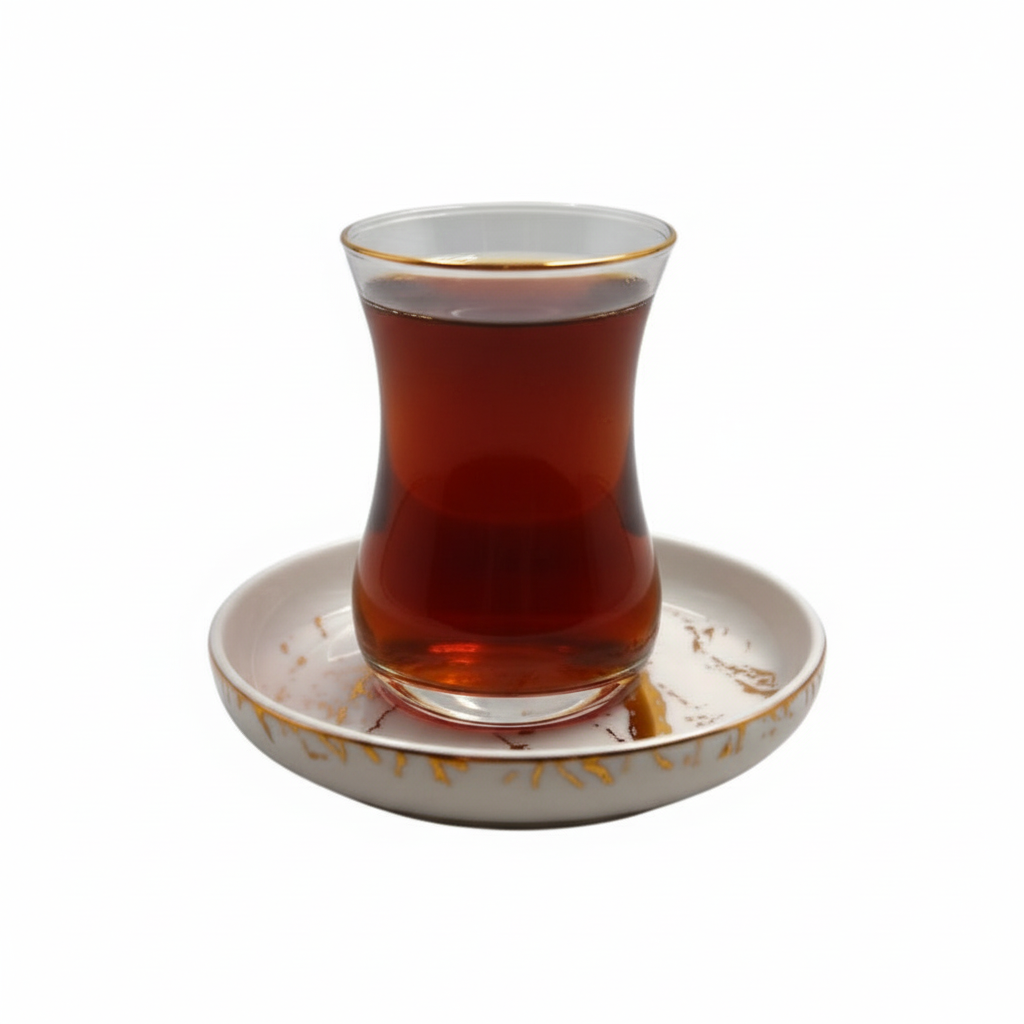 Bricard Teglassæt 18 dele - Guld/Marmor