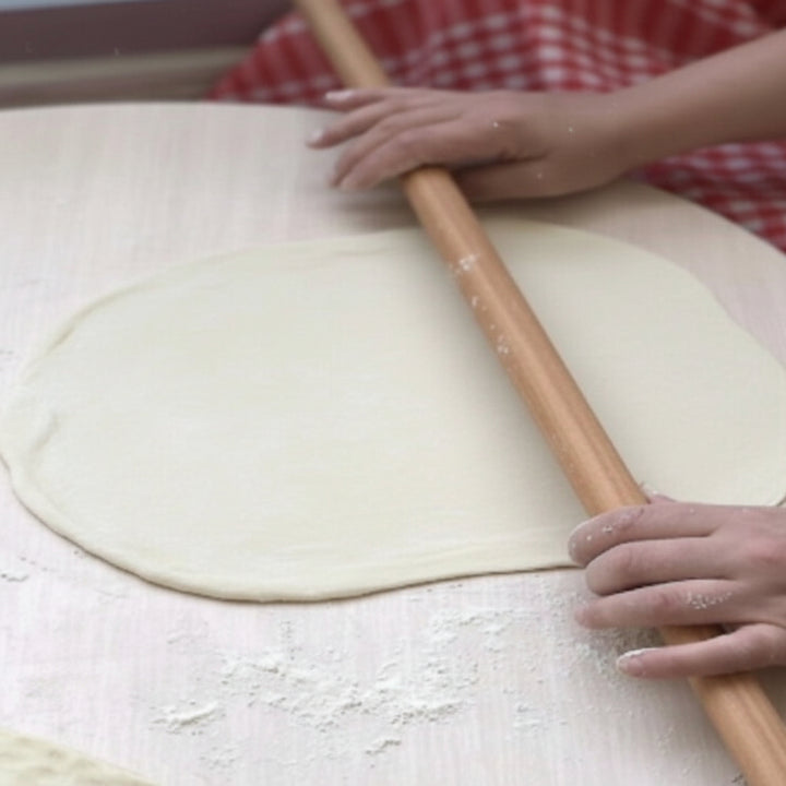 Tynd Dej- og Kagerulle i Træ 70 cm - Kaya Home