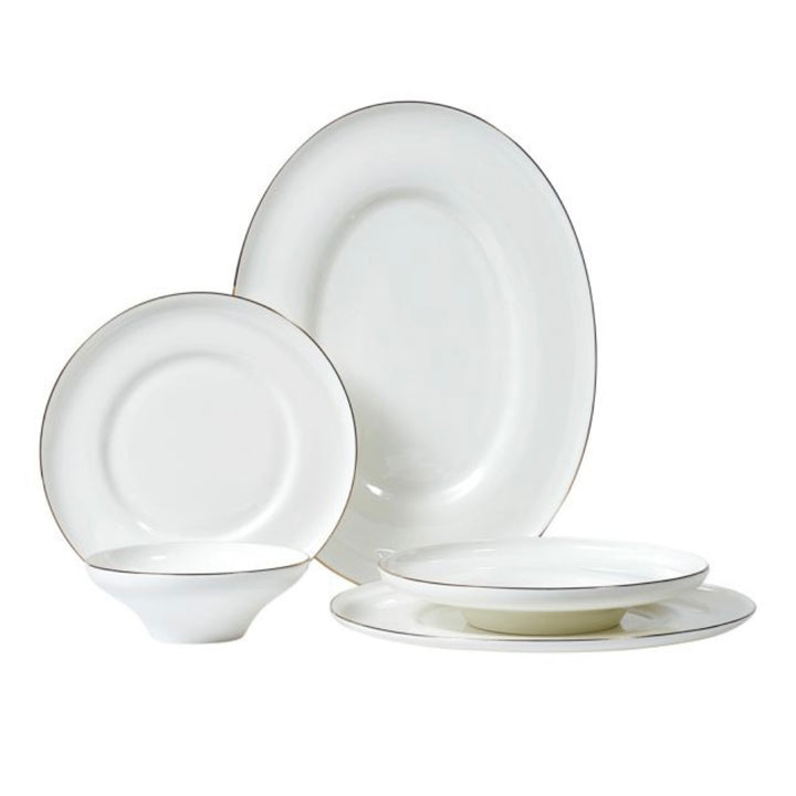 Bricard Macon Gold Porcelænssæt 25 dele - 6 personer