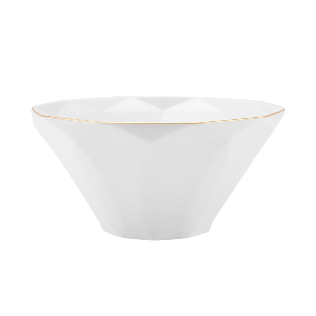 KARACA STREAMLINE ELMAS 57-delt Middagssæt | 12 personer | Hvid/Guld