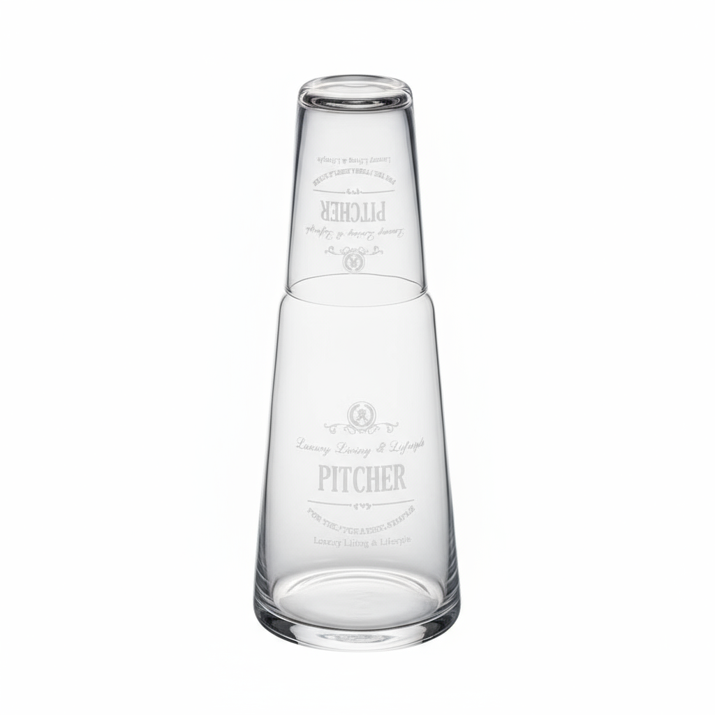 Karaca Marta Natbords Glas Karaffel m/Glas 1000 ML