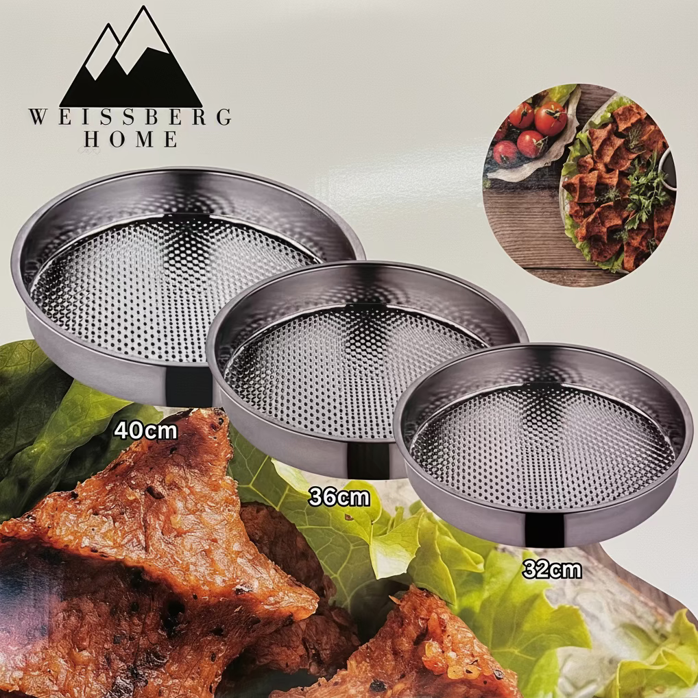 Weissberg Home Çiğ Köfte Serveringsbakker – 3 stk. (32 / 36 / 40 cm)