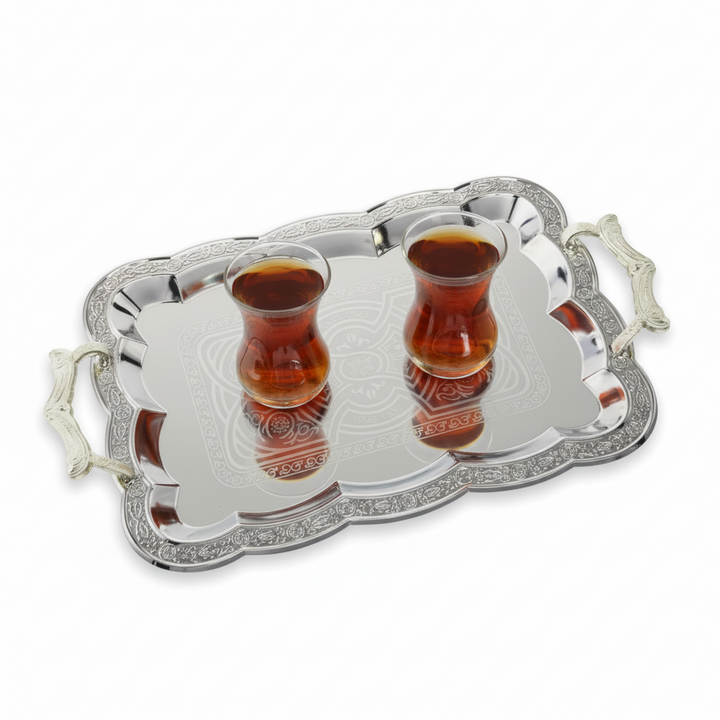 Duygu Sølv/Guld Metalbakkesæt 2 stk. | 3 Varianter