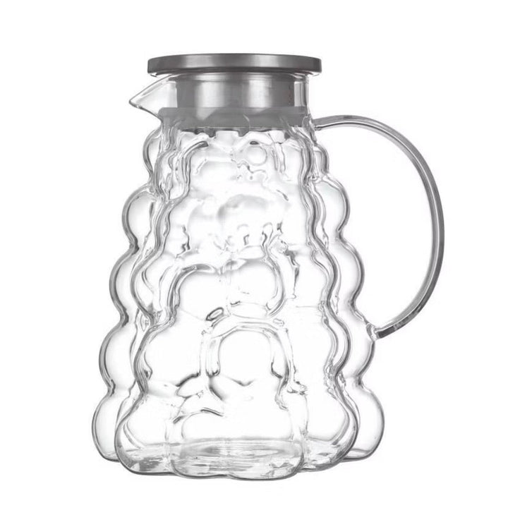 Almina Kira Glaskaraffel m/Låg 1800 ml - Vindruedesign