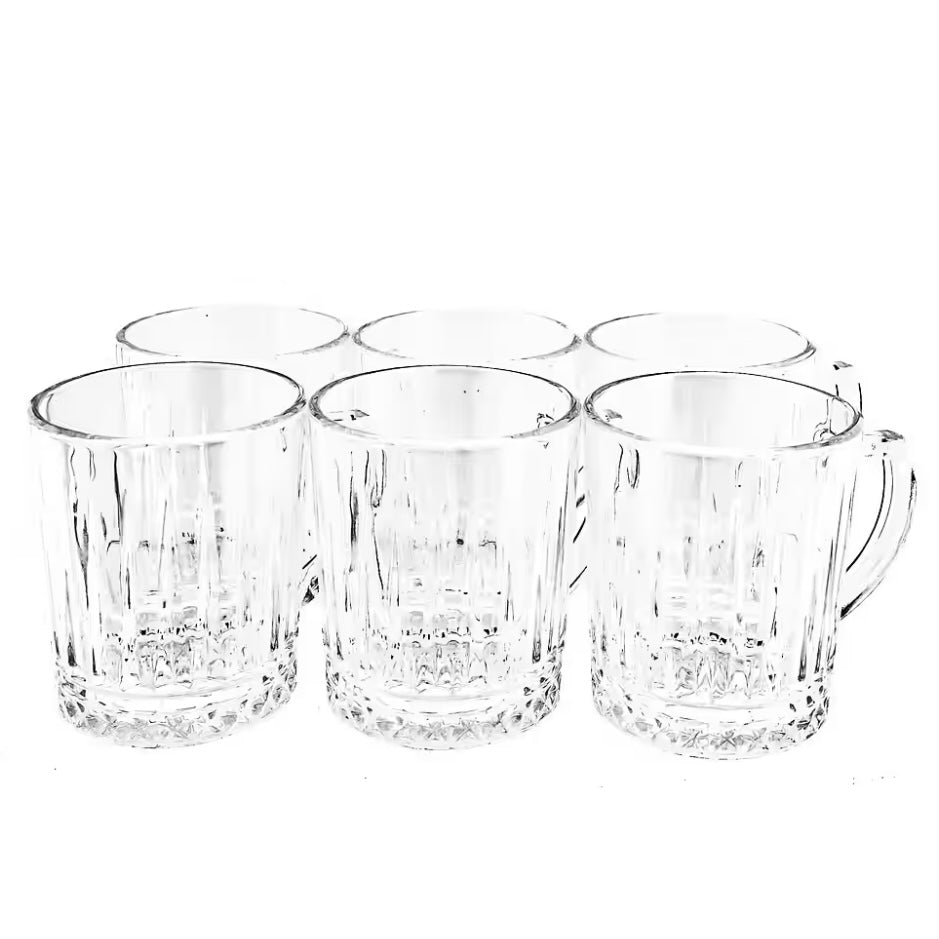 Glaskrussæt m/Hank 6 stk. 240 ml. - Almina Elisa