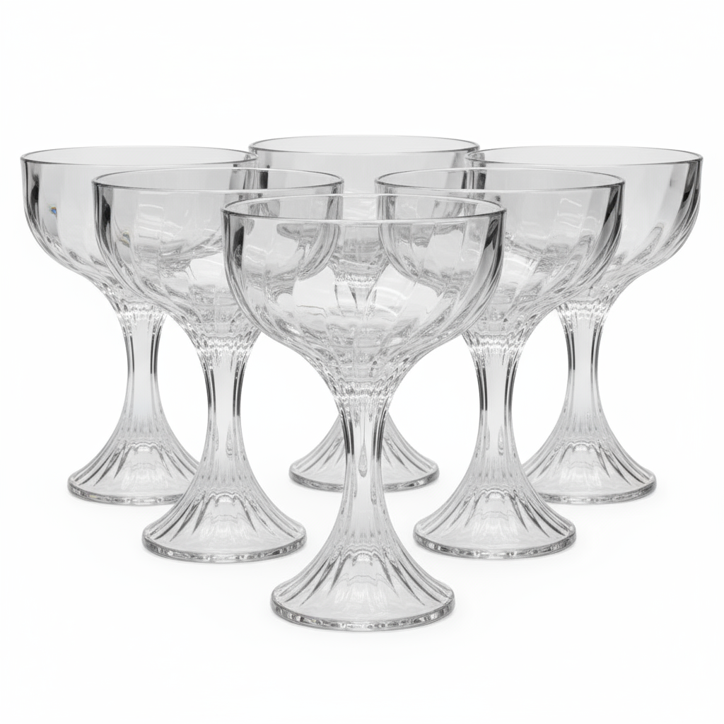 Cocktailglassæt 6 stk. 250 ML - 3 Varianter