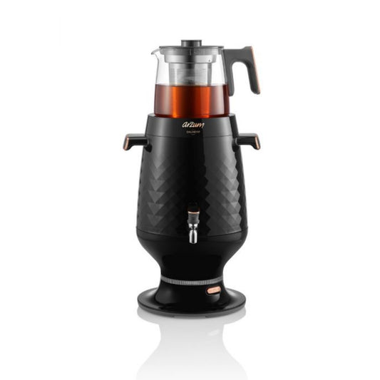 Arzum Ehlikeyif Tyrkisk Temaskine (Semaver) 4,7 liter - Sort