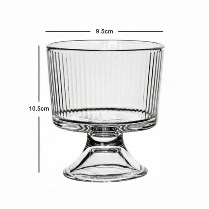 Almina Deli Glas Dessertskåle 6 stk. - 300 ml