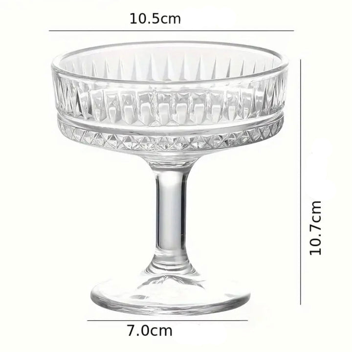 Premium Dining Cocktailglassæt 6 stk. 200 ML - 2 Varianter