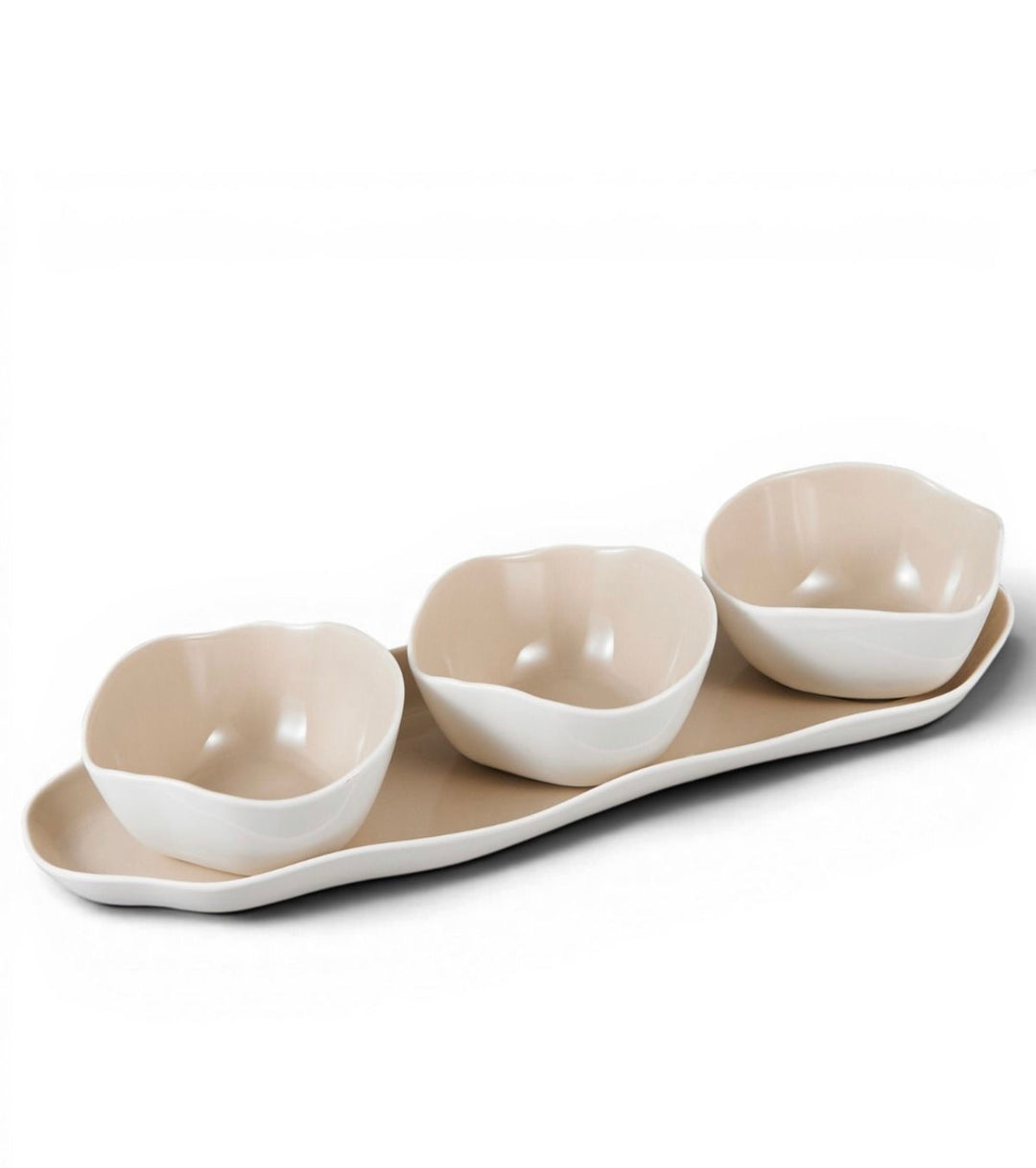 BRICARD porcelæn- snacskål - 4 stk sæt