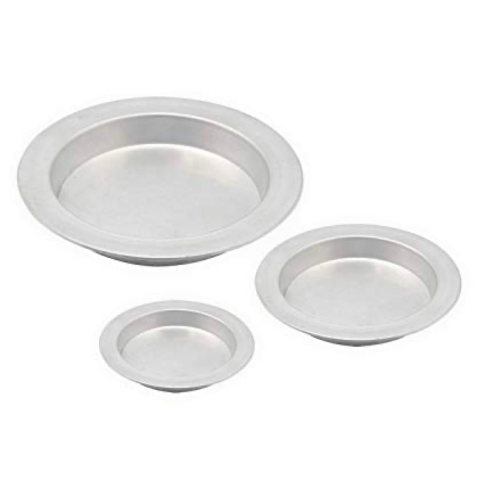 Kunafa Ovnfast Fad i Rustfrit Stål  23,5 cm – Perfekt til Autentiske Arabiske Desserter