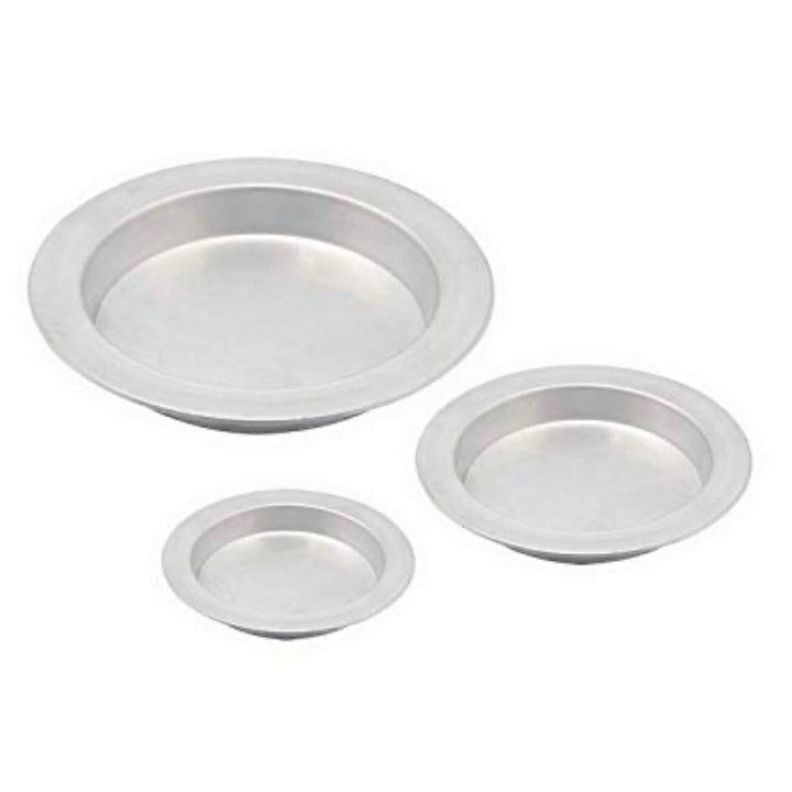 Kunafa Ovnfast Fad i Rustfrit Stål  23,5 cm – Perfekt til Autentiske Arabiske Desserter