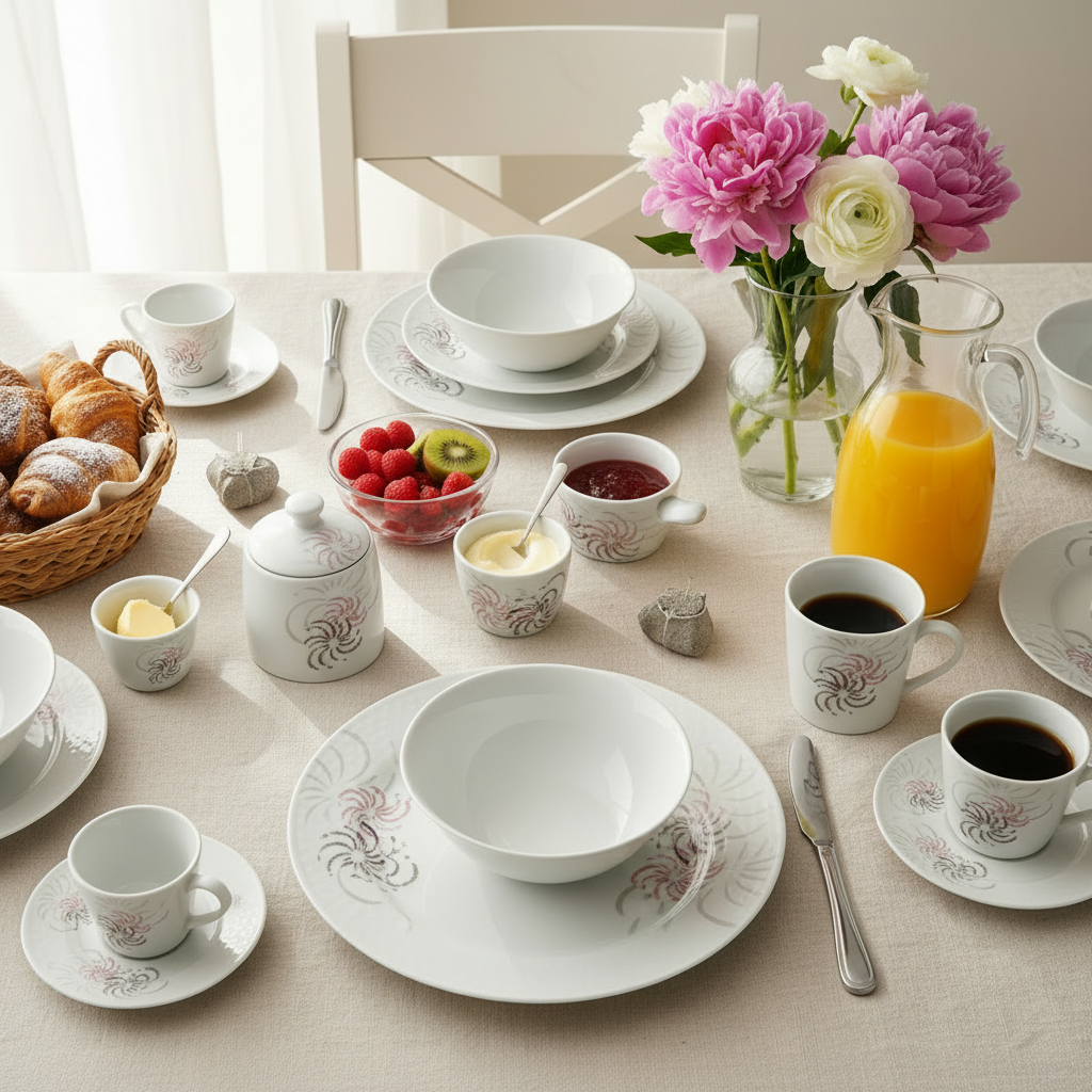 Michelino Delfina Kombi Porcelænssæt 62 dele - 6 Personer