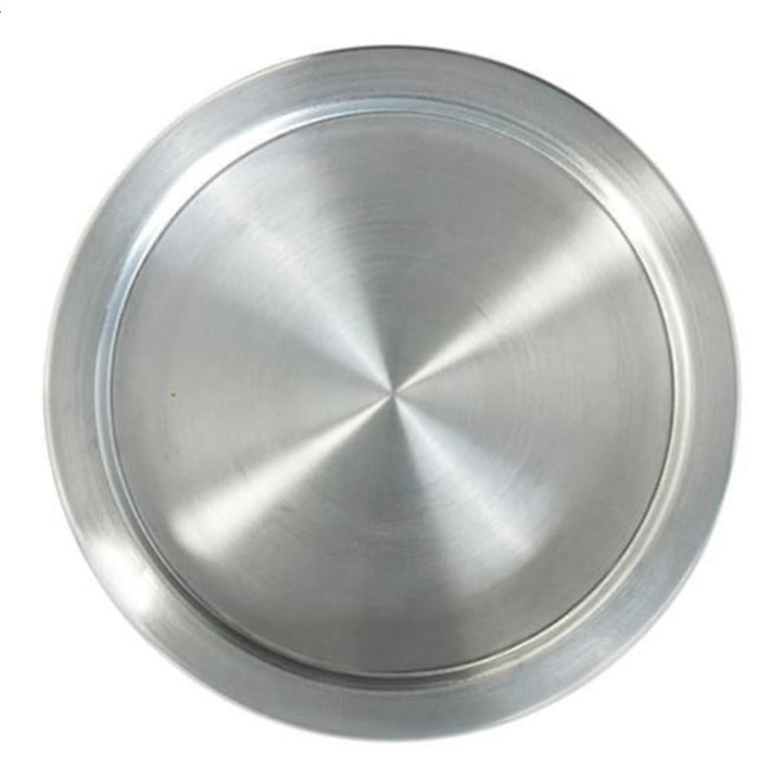 Kunafa Ovnfast Fad i Rustfrit Stål  23,5 cm – Perfekt til Autentiske Arabiske Desserter