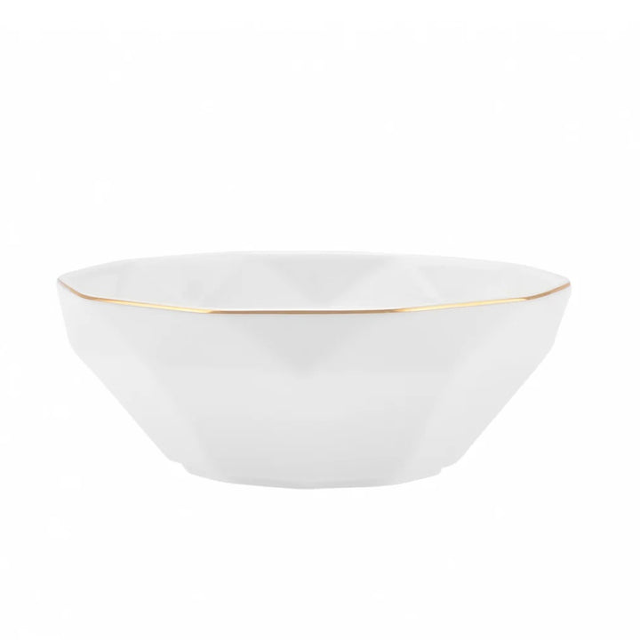 KARACA STREAMLINE ELMAS 57-delt Middagssæt | 12 personer | Hvid/Guld