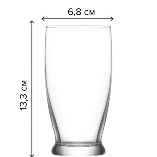 Høj Drikkeglassæt 6 stk. 350 ml. - LAV Roma