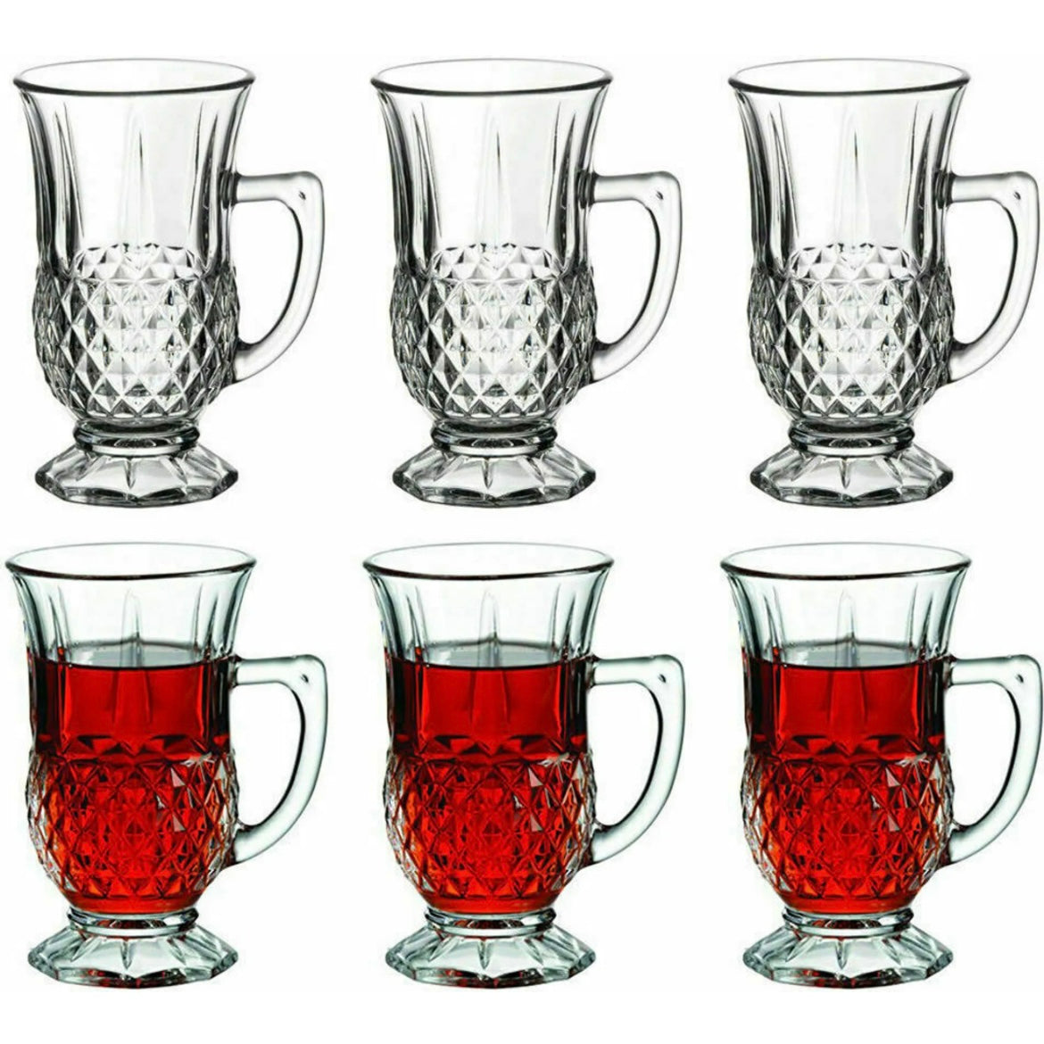 Tekrussæt i Glas 6 stk. 155 ml. - Pasabahce Istanbul