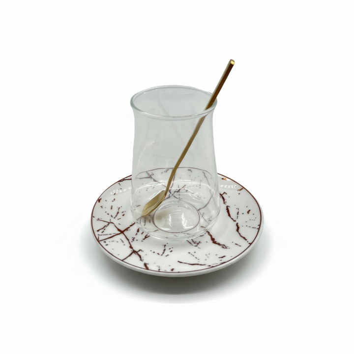 Bricard Teglassæt 18 dele - Rosaguld