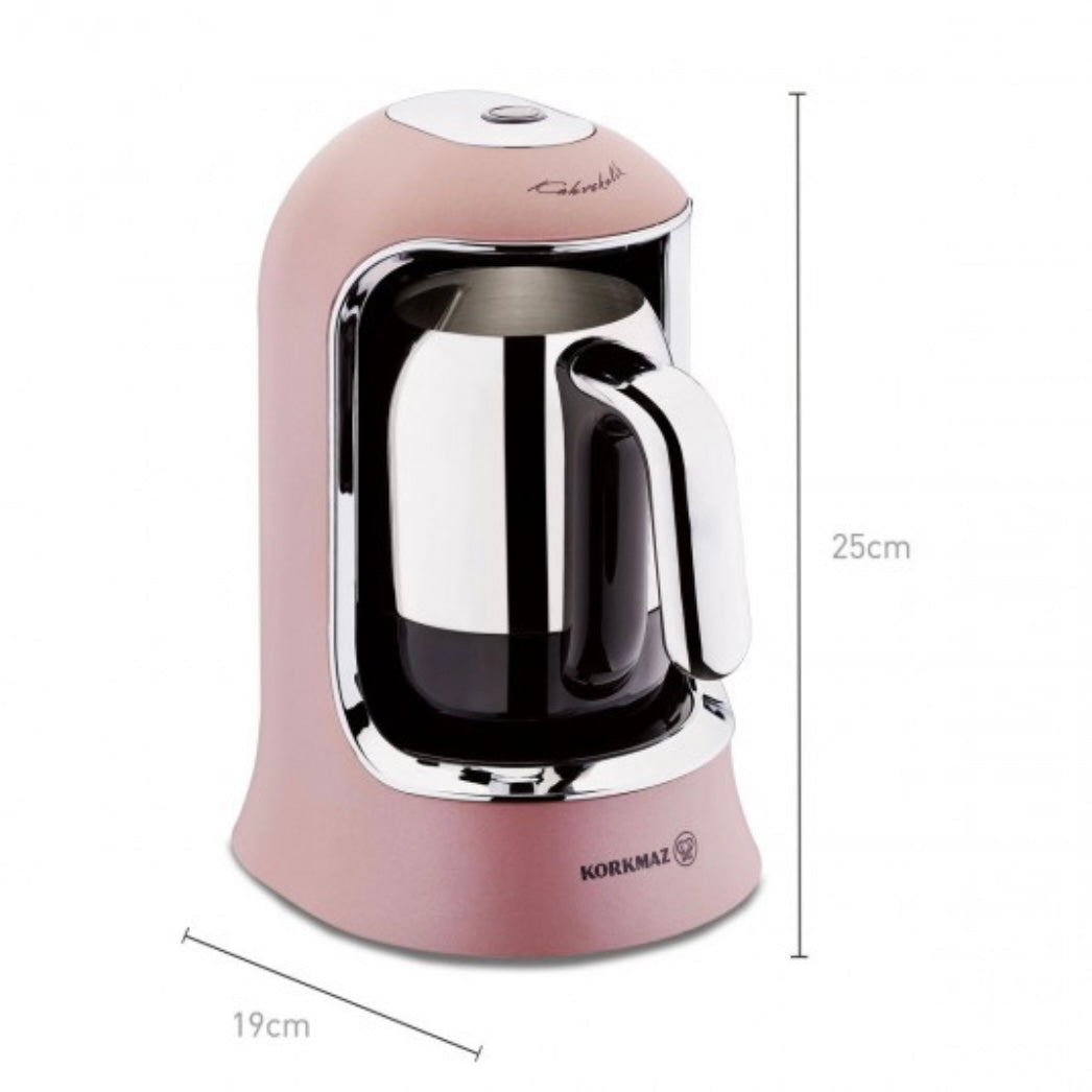 Elektrisk tyrkisk Kaffemaskine Pink - Korkmaz Kahvekolik