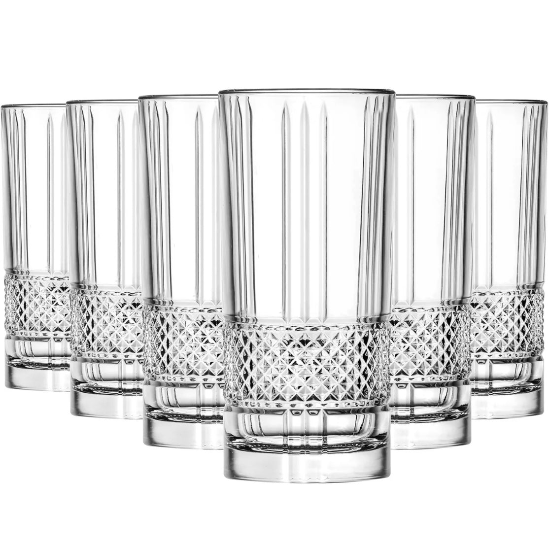 RCR Brillante Krystal Drikkeglassæt 6 Dele 370 ML