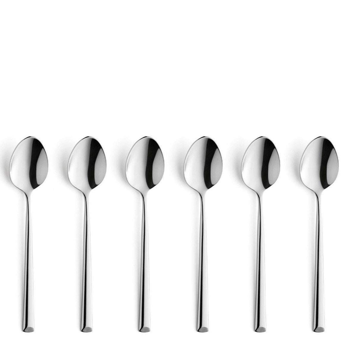 Almina Plain Teskesæt 6 stk. Rustfrit Stål
