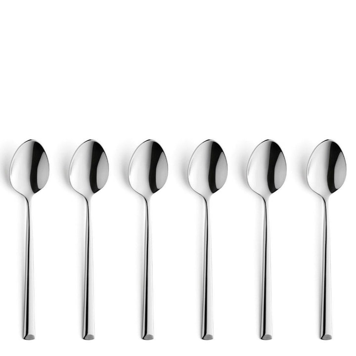 Almina Plain Teskesæt 6 stk. Rustfrit Stål