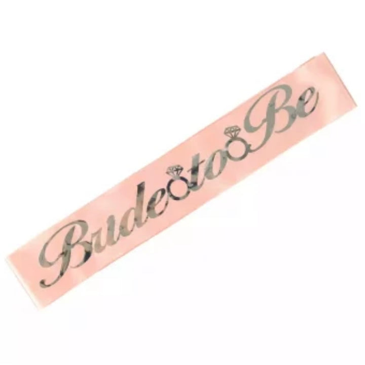 'Bride To Be' Skråbånd/Skærf - 3 Farver