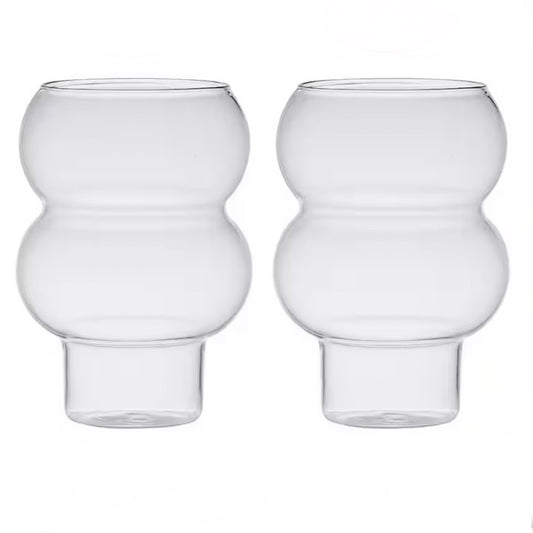 Boble Drikkeglas 550 ml. 2 stk. - Almina Tamara