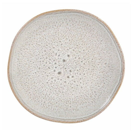 Porcelæn Dessert Tallerken 20 cm - Michelino Alythia - Økologisk Beige