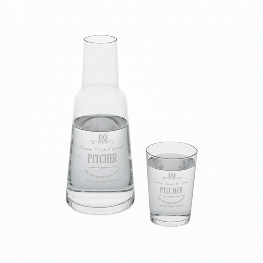 Karaca Marta Natbords Glas Karaffel m/Glas 1000 ML