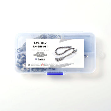Finest Choice Lav-Selv-Tasbihkæde (Bedeperler) - Grå Farve