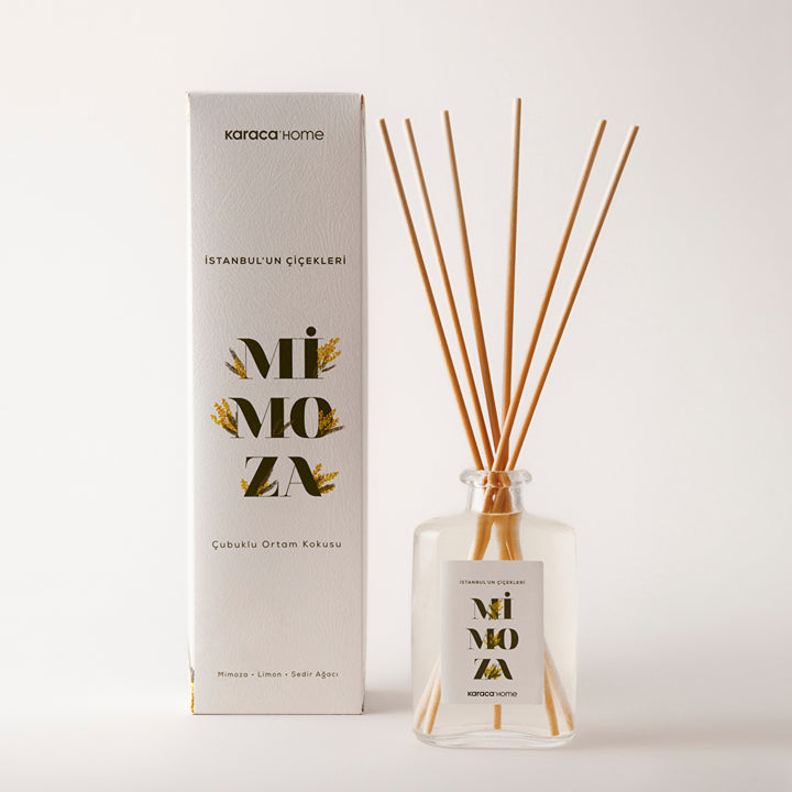Istanbul’s Blomster-serie Duftspreder med Duftpinde – Mimoza – 200 ml