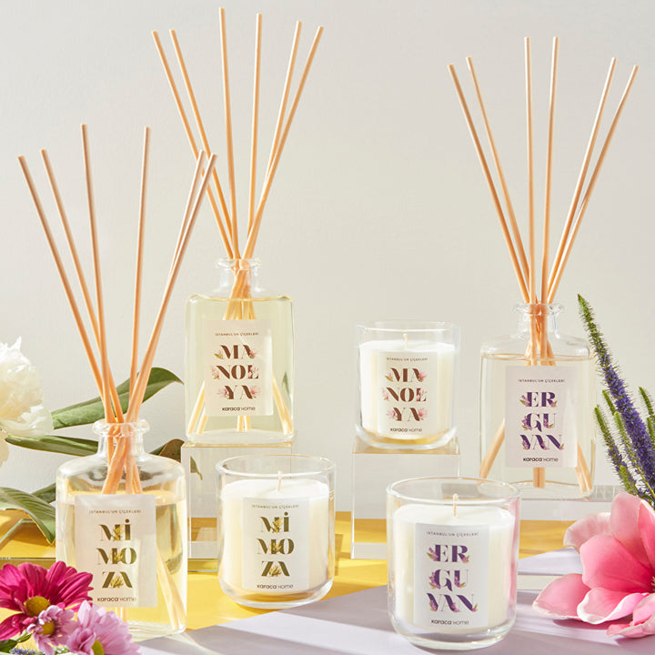 Istanbul’s Blomster-serie Duftspreder med Duftpinde – Mimoza – 200 ml
