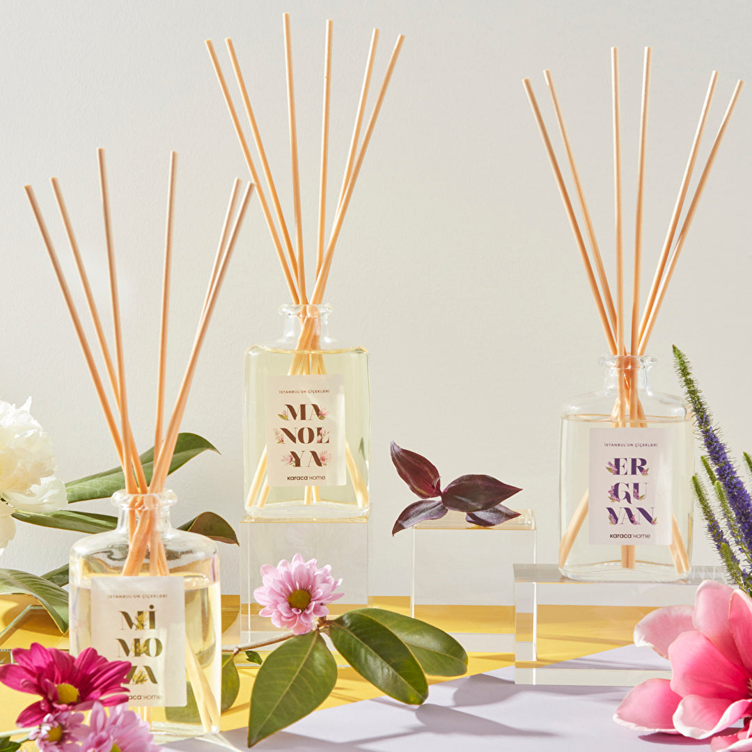 Karaca Home Istanbul’s Blomster-serie Duftspreder med Duftpinde – Magnolia – 200 ml
