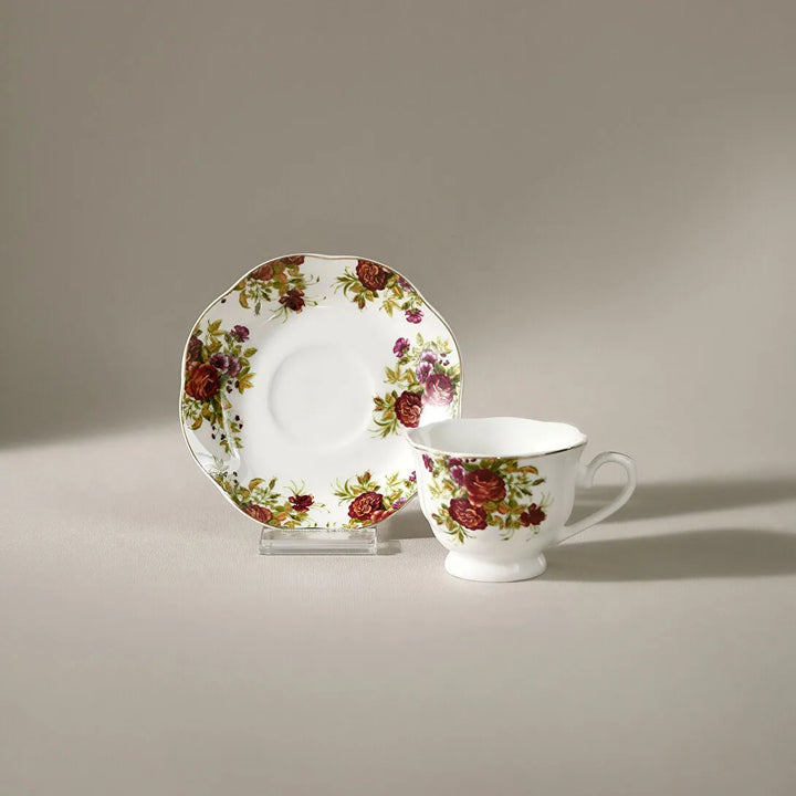 Karaca Asuman Espressosæt 12 Dele til 6 personer (80 ml) - Blomstret