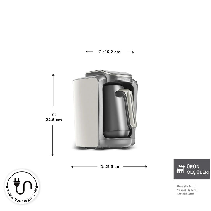 Karaca Hatır Neo Tyrkisk Kaffemaskine | Starlight