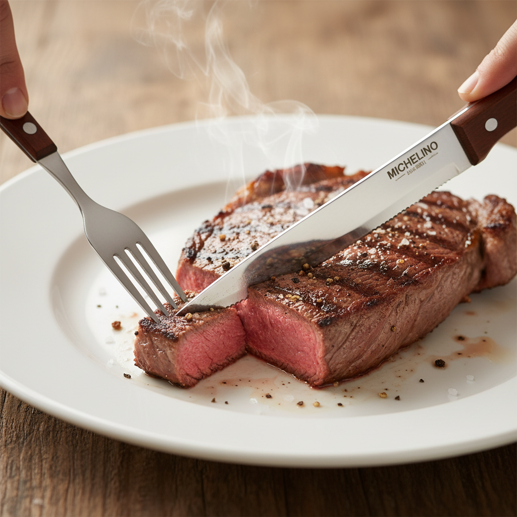Michelino Jumbo Steakbestiksæt - 8-dele