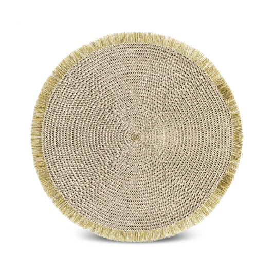 Karaca Kristina 2 dele Amerikansk dækkerserviet – Gold, 38 cm