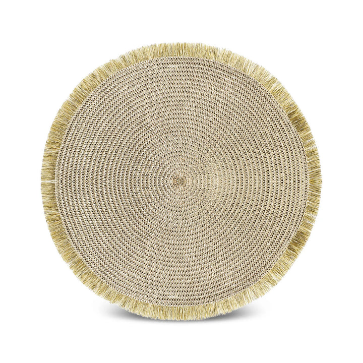 Karaca Kristina 2 dele Amerikansk dækkerserviet – Gold, 38 cm