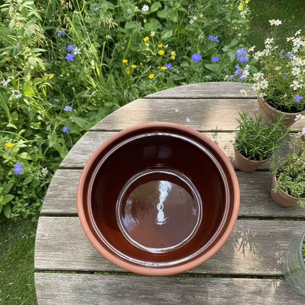 Almina - Keramisk gryde m/låg (güvec tencere) - 6 liter | Ø30 cm | Keramik | Brun