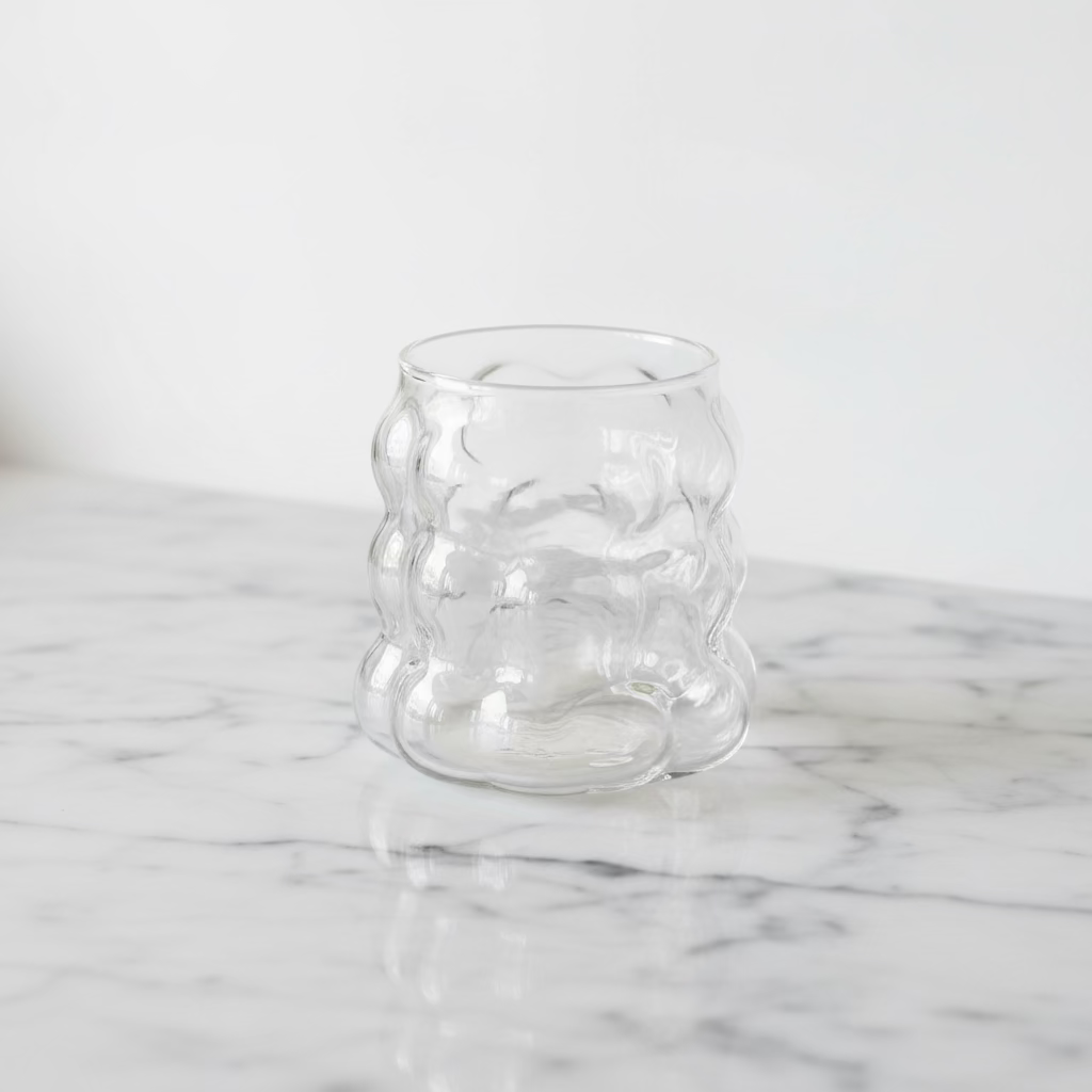 Diamonds - Bubble Drikkeglassæt - 380 ml. | Glas | Transparent | 6 stk.