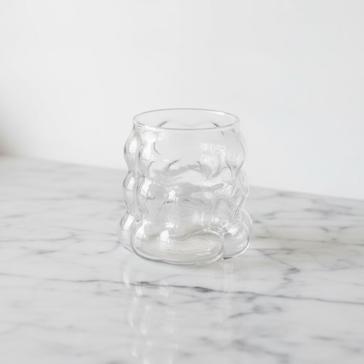 Diamonds - Bubble Drikkeglassæt - 380 ml. | Glas | Transparent | 6 stk.