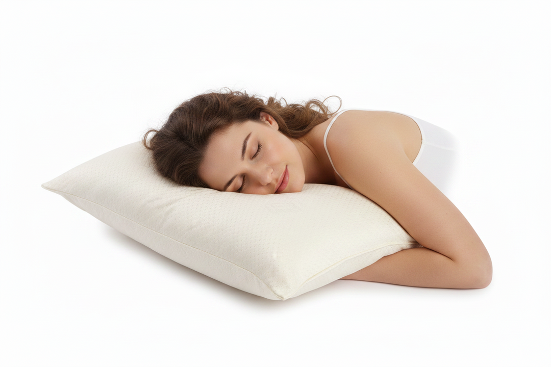 Visco Moda - Viskose skum hovedpude - 50 × 70 cm | Memory Foam | Hvid