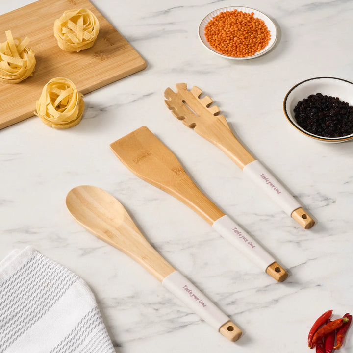 Crick Crack Harmony Serveringssæt i Træ – 3 dele – Træ