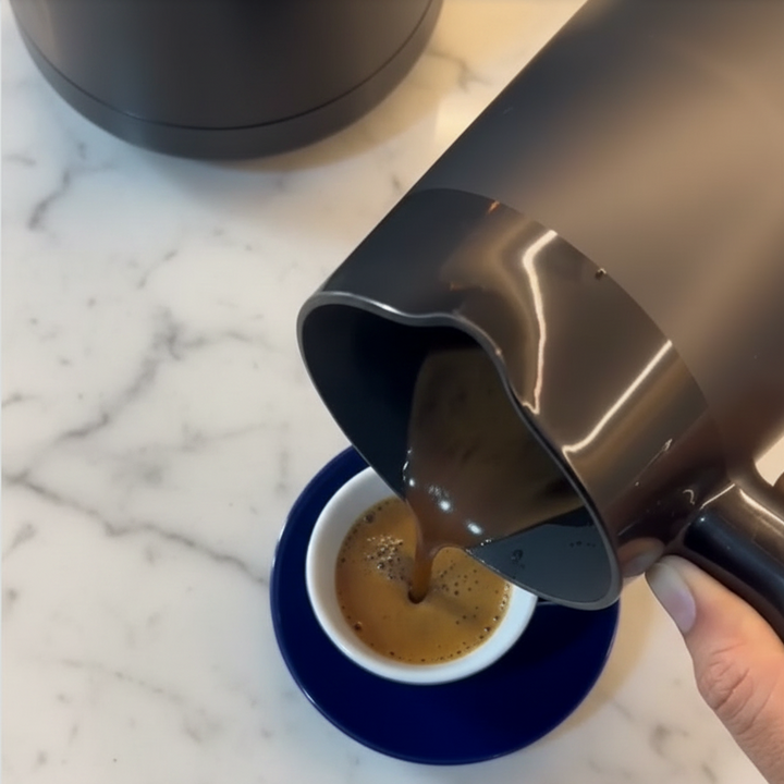 Arzum Okka Minio - Tyrkisk Kaffemaskine – 500 ml | Rustfrit stål | Sort/Kobber